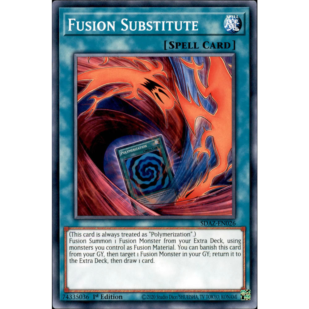 Fusion Substitute SDAZ-EN026 Yu-Gi-Oh! Card from the Albaz Strike Set