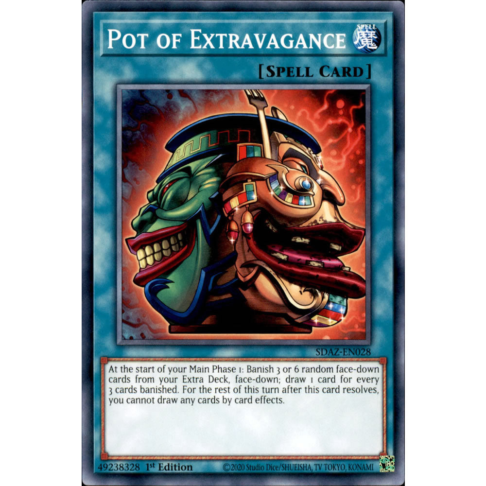 Pot of Extravagance SDAZ-EN028 Yu-Gi-Oh! Card from the Albaz Strike Set