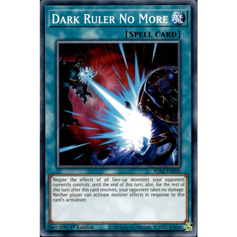 Dark Ruler No More SDAZ-EN030 Yu-Gi-Oh! Card from the Albaz Strike Set
