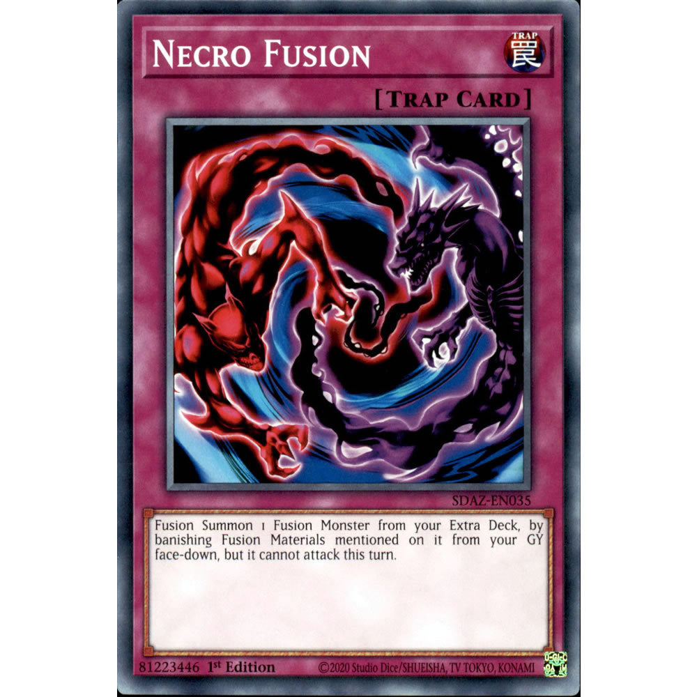 Necro Fusion SDAZ-EN035 Yu-Gi-Oh! Card from the Albaz Strike Set