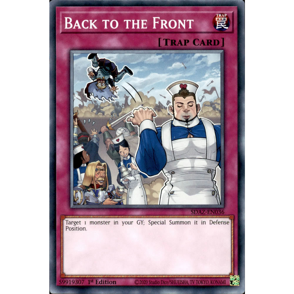 Back to the Front SDAZ-EN036 Yu-Gi-Oh! Card from the Albaz Strike Set