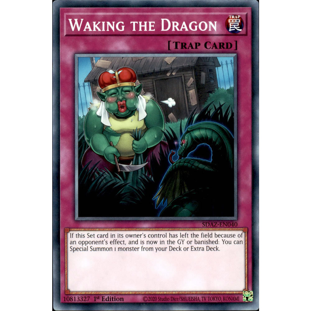 Waking the Dragon SDAZ-EN040 Yu-Gi-Oh! Card from the Albaz Strike Set
