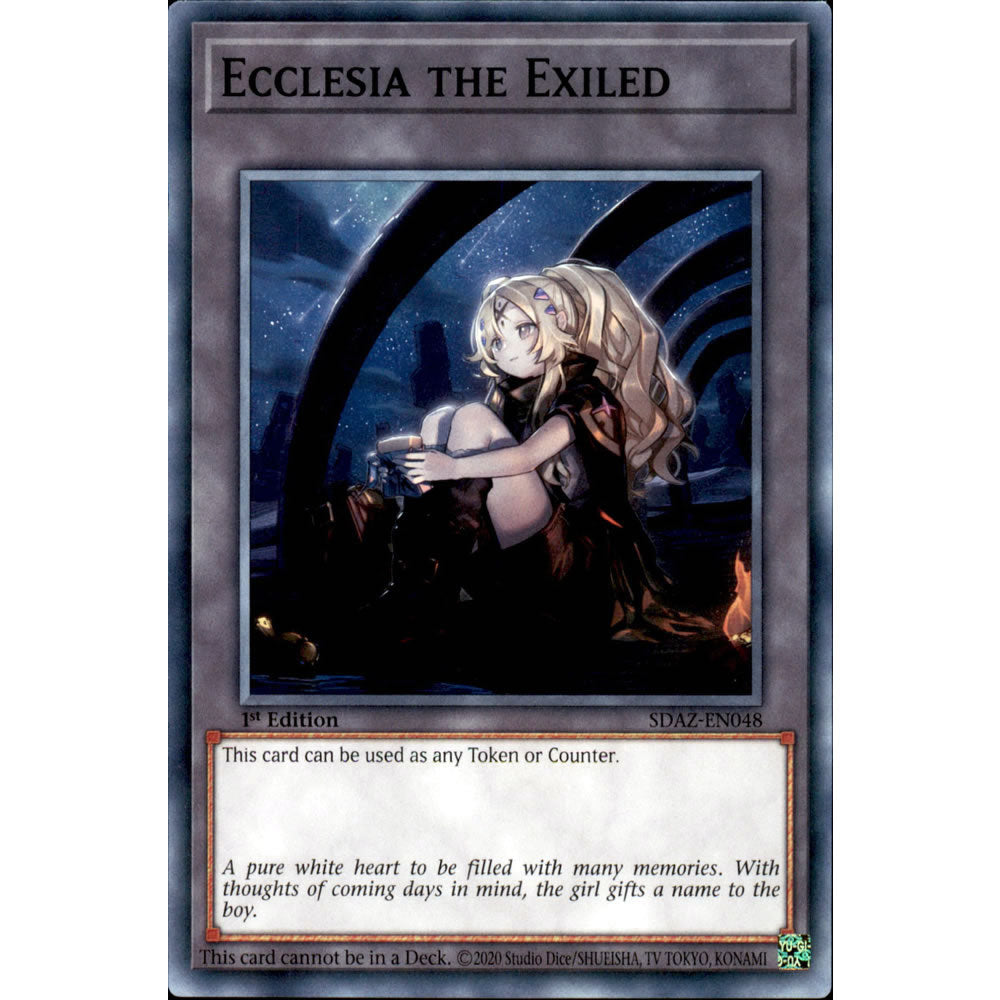 Ecclesia the Exiled SDAZ-EN048 Yu-Gi-Oh! Card from the Albaz Strike Set