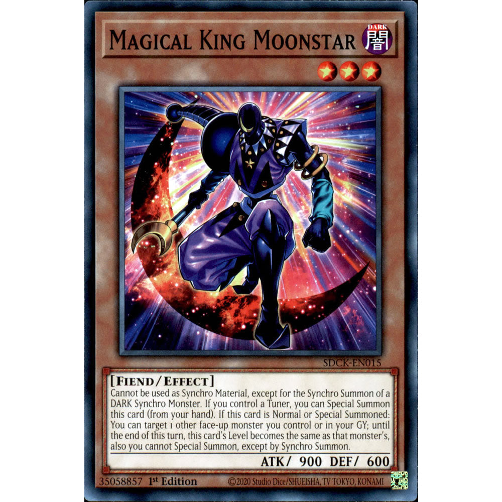 Magical King Moonstar SDCK-EN015 Yu-Gi-Oh! Card from the The Crimson King Set