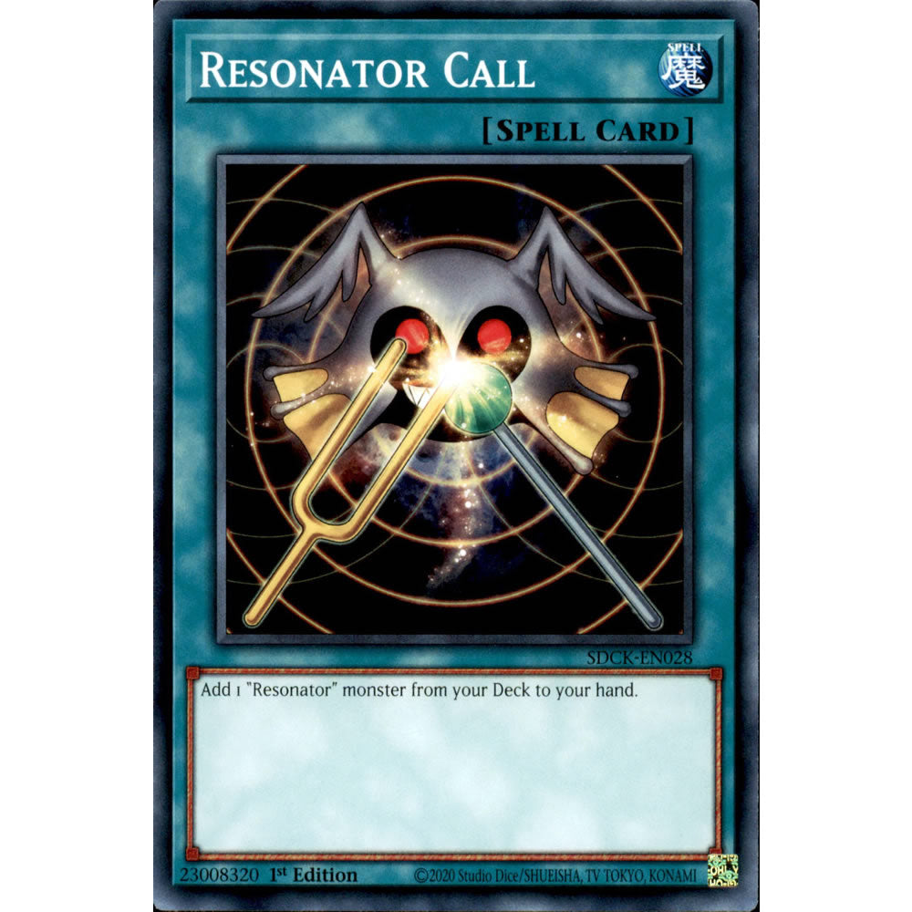 Resonator Call SDCK-EN028 Yu-Gi-Oh! Card from the The Crimson King Set