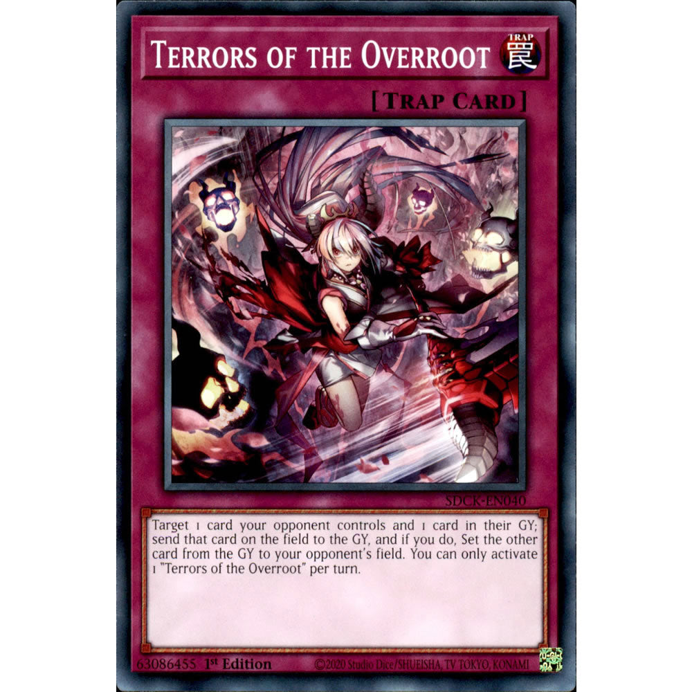 Terrors of the Overroot SDCK-EN040 Yu-Gi-Oh! Card from the The Crimson King Set
