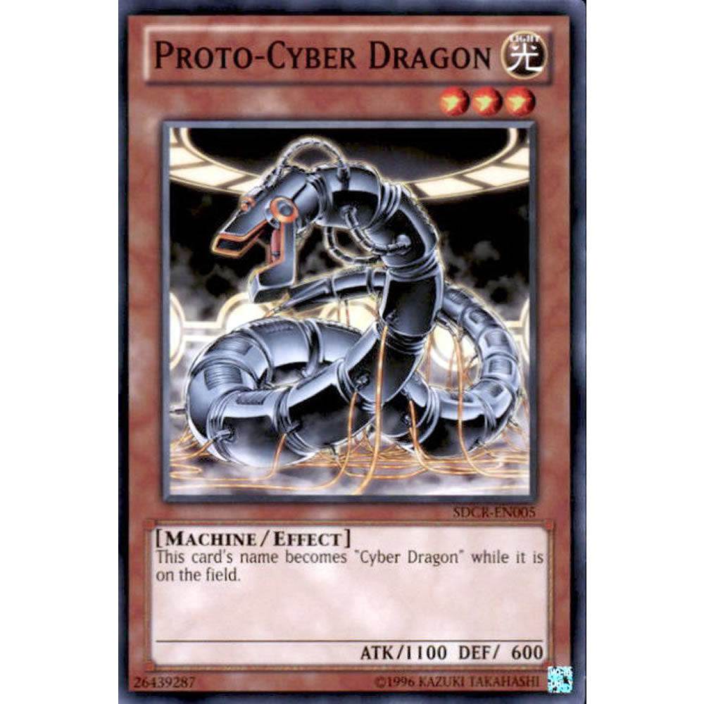 Proto-Cyber Dragon SDCR-EN005 Yu-Gi-Oh! Card from the Cyberdragon Revolution Set
