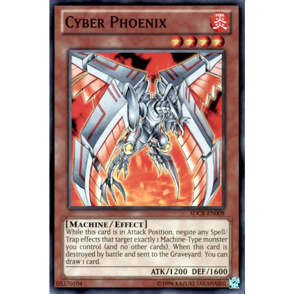 Cyber Phoenix SDCR-EN008 Yu-Gi-Oh! Card from the Cyberdragon Revolution Set