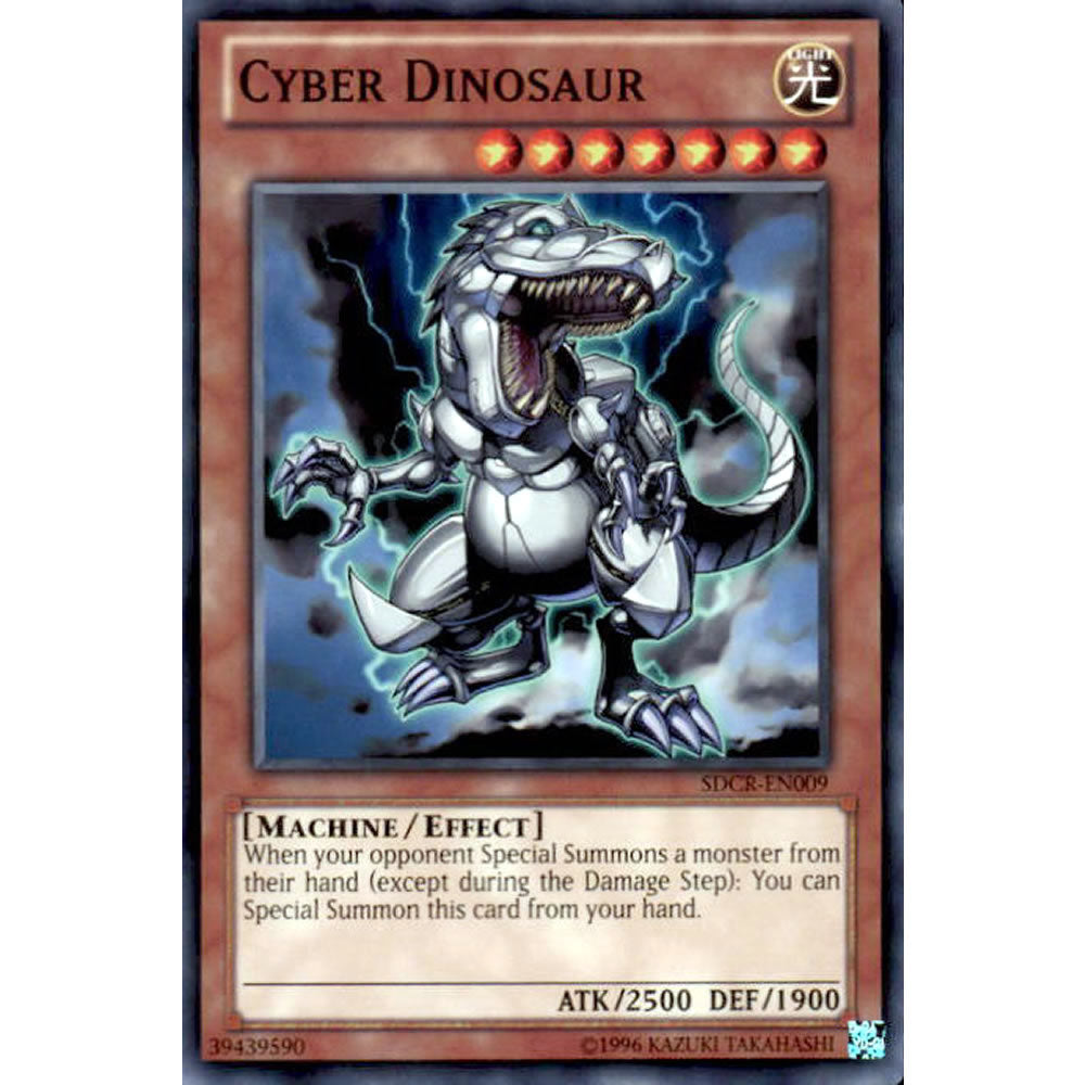 Cyber Dinosaur SDCR-EN009 Yu-Gi-Oh! Card from the Cyberdragon Revolution Set