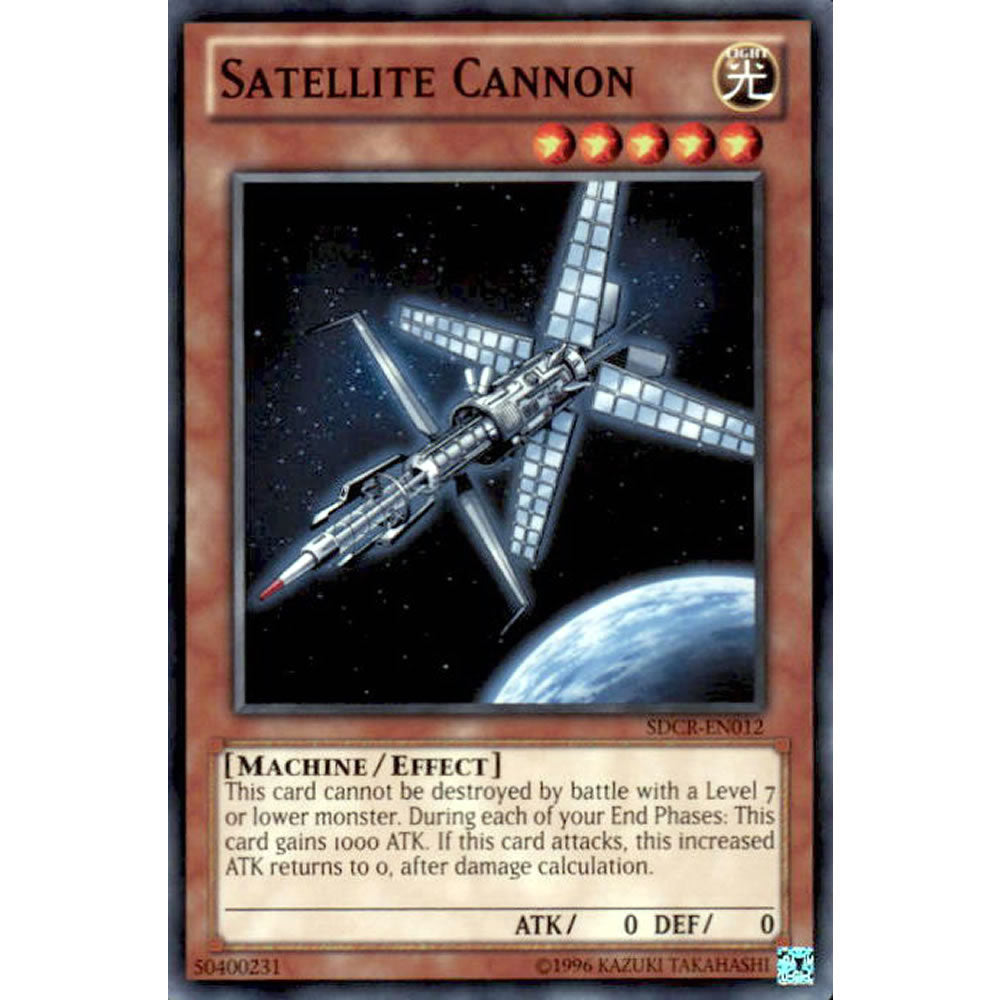 Satellite Cannon SDCR-EN012 Yu-Gi-Oh! Card from the Cyberdragon Revolution Set