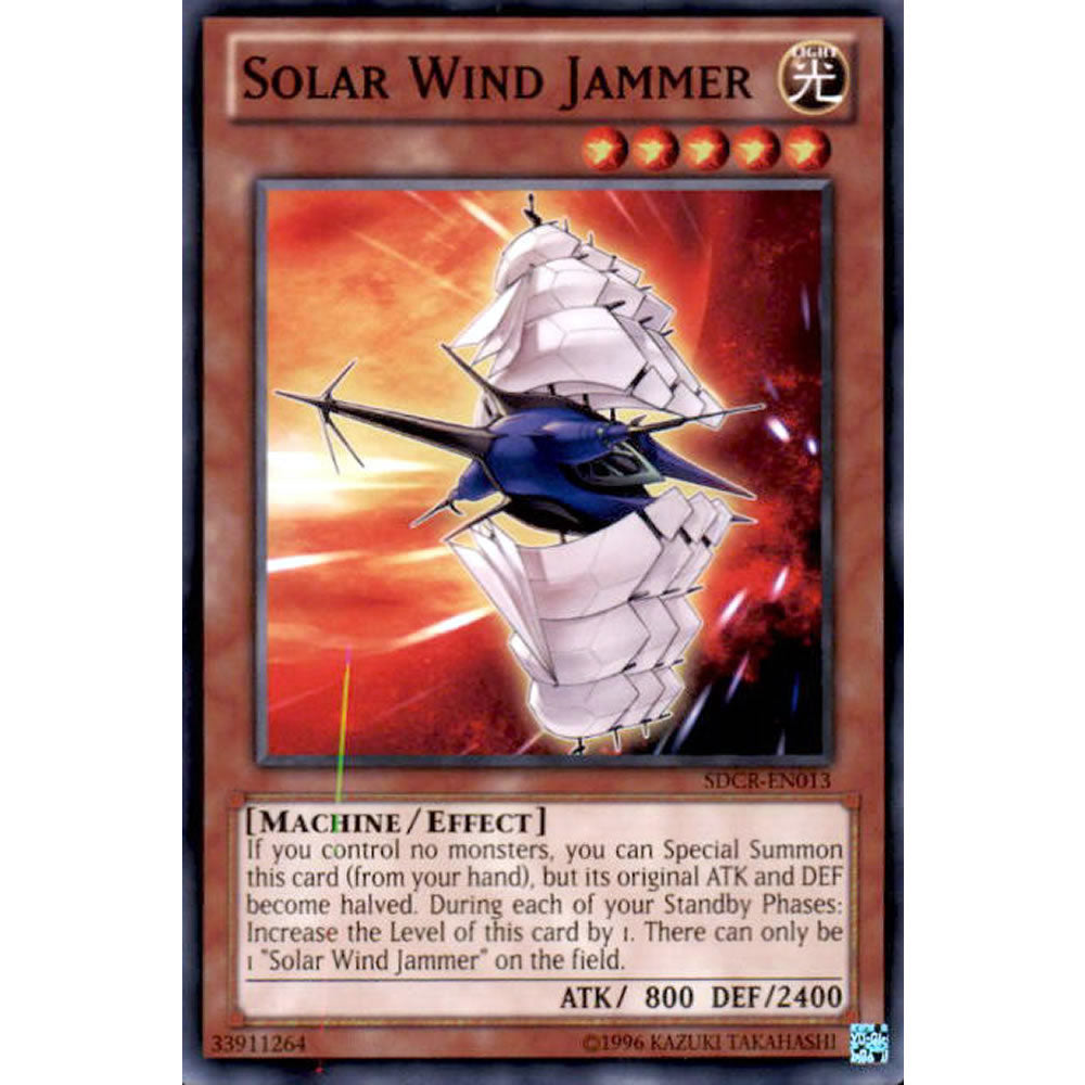 Solar Wind Jammer SDCR-EN013 Yu-Gi-Oh! Card from the Cyberdragon Revolution Set