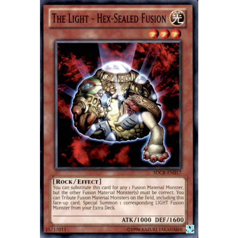 The Light - Hex-Sealed Fusion SDCR-EN017 Yu-Gi-Oh! Card from the Cyberdragon Revolution Set