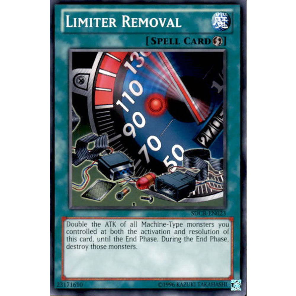 Limiter Removal SDCR-EN023 Yu-Gi-Oh! Card from the Cyberdragon Revolution Set