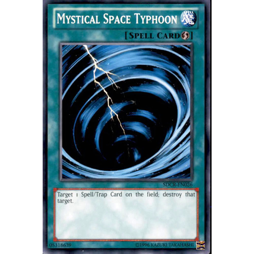 Mystical Space Typhoon SDCR-EN026 Yu-Gi-Oh! Card from the Cyberdragon Revolution Set