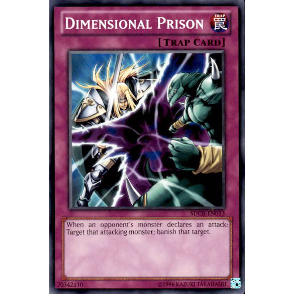 Dimensional Prison SDCR-EN033 Yu-Gi-Oh! Card from the Cyberdragon Revolution Set