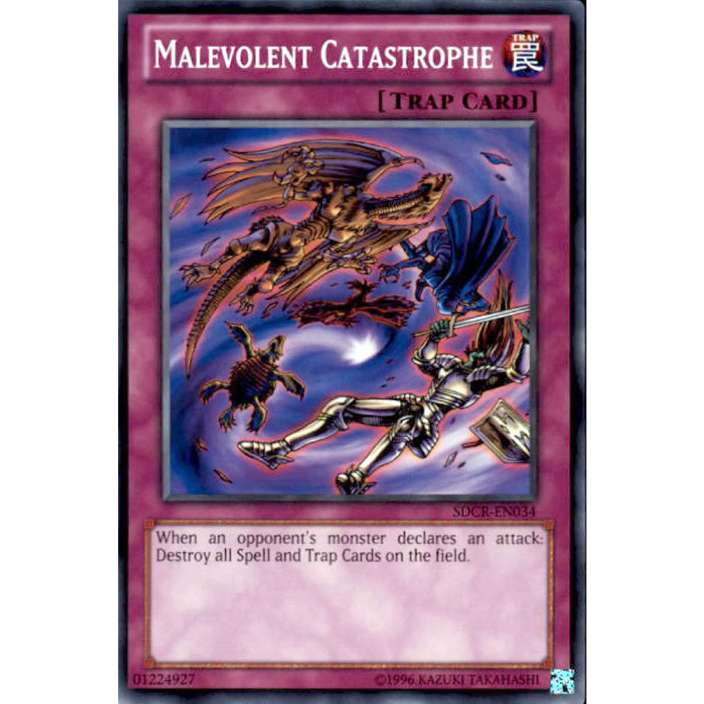 Malevolent Catastrophe SDCR-EN034 Yu-Gi-Oh! Card from the Cyberdragon Revolution Set