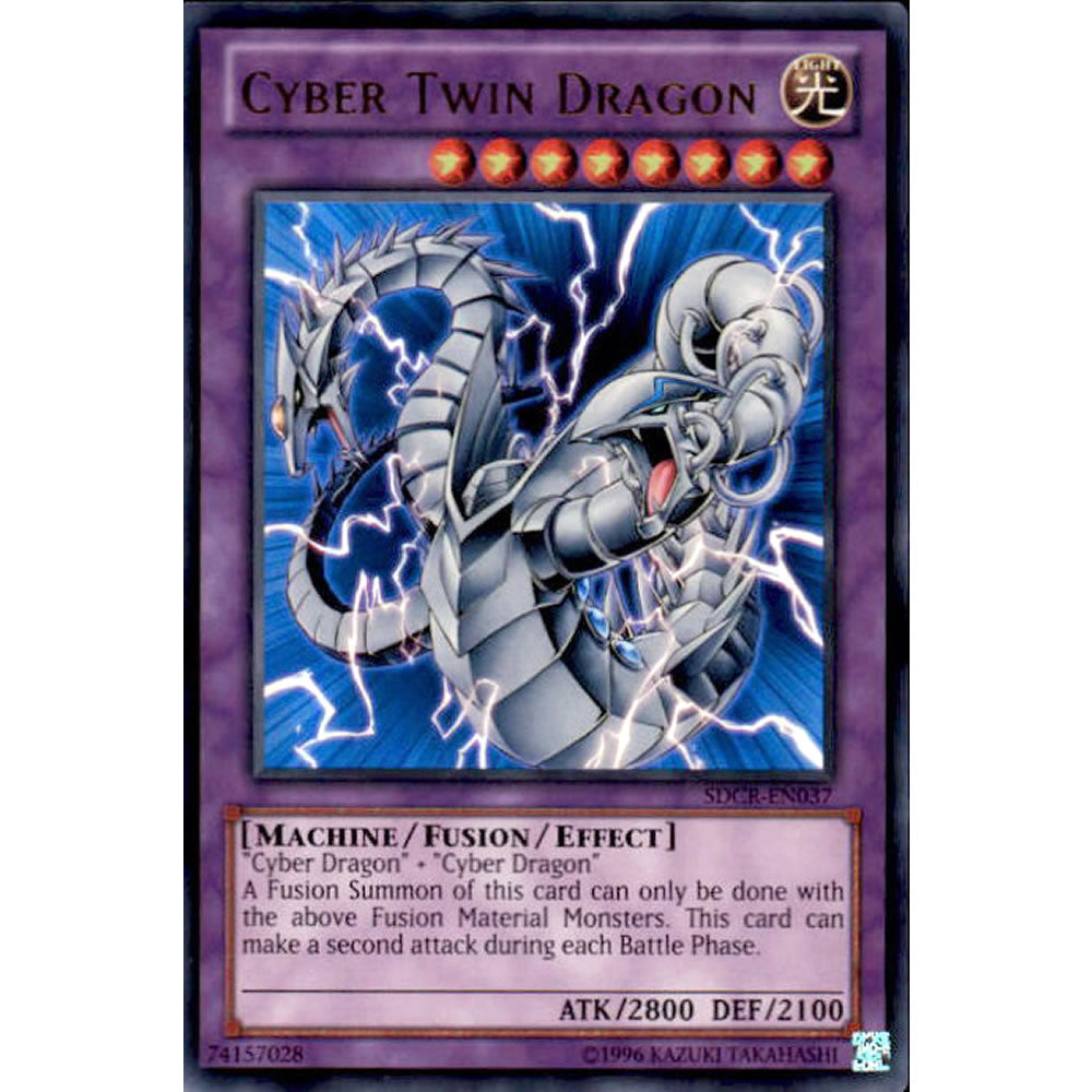 Cyber Twin Dragon SDCR-EN037 Yu-Gi-Oh! Card from the Cyberdragon Revolution Set