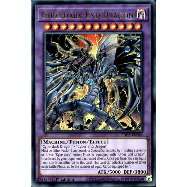 cyberdark yugioh cards Cyberdark End Dragon SDCS-EN044 Yu-Gi-Oh! Card