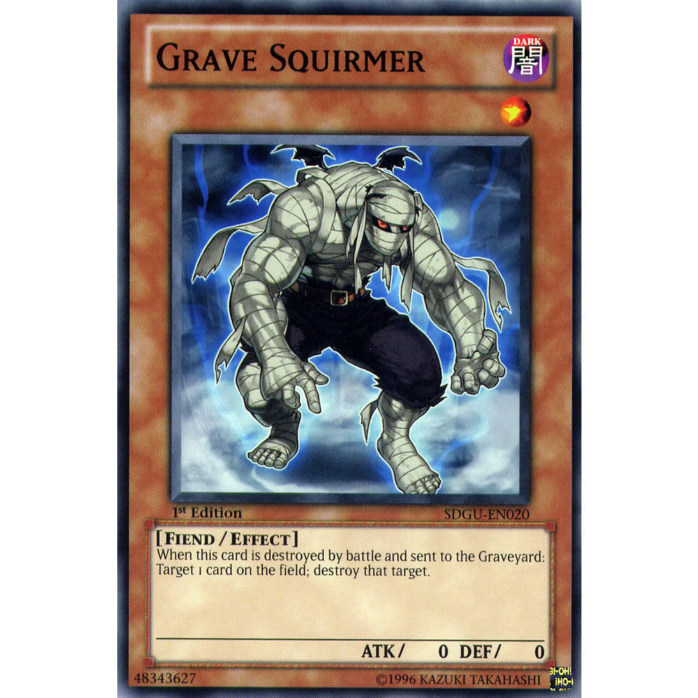 Grave Squirmer SDGU-EN020 Yu-Gi-Oh! Card from the Gates of the Underworld Set