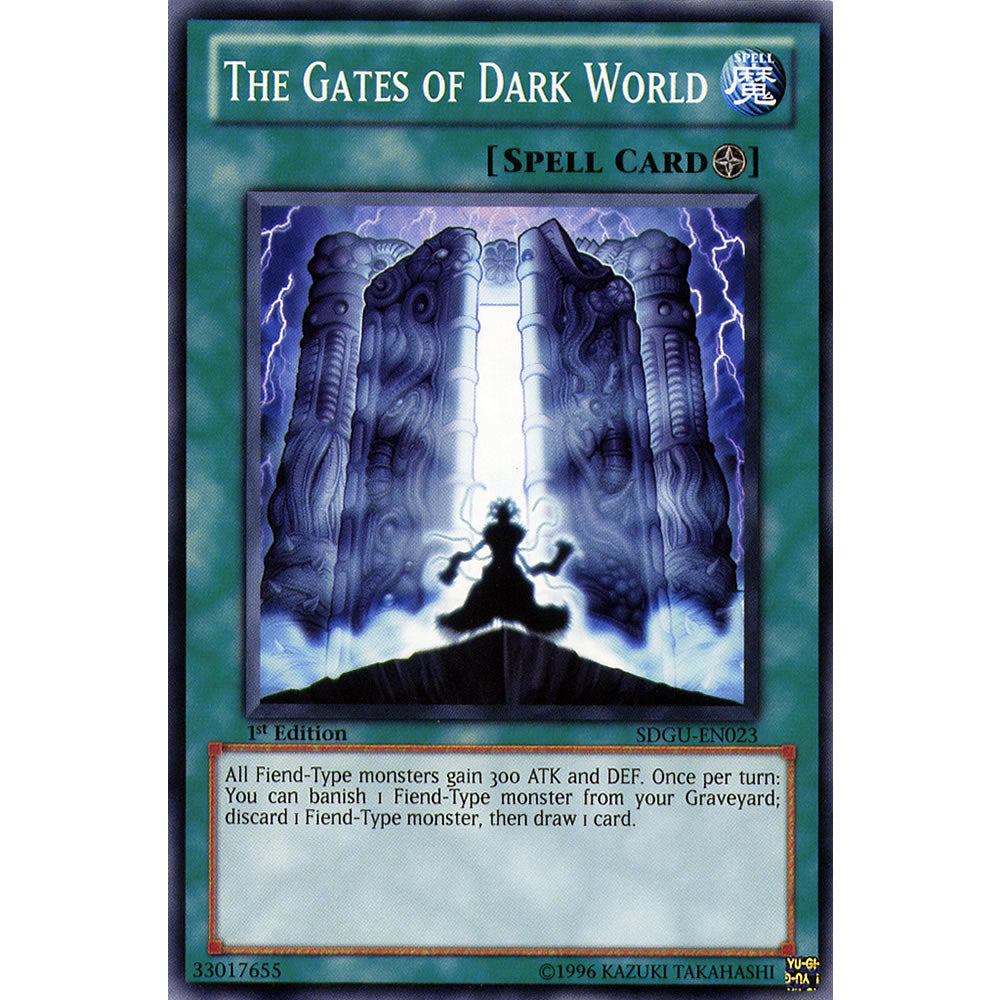 The Gates of Dark World SDGU-EN023 Yu-Gi-Oh! Card from the Gates of the Underworld Set