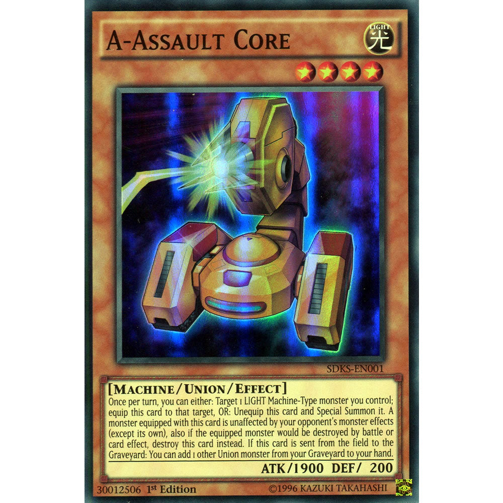 A-Assault Core SDKS-EN001 Yu-Gi-Oh! Card from the Seto Kaiba Set