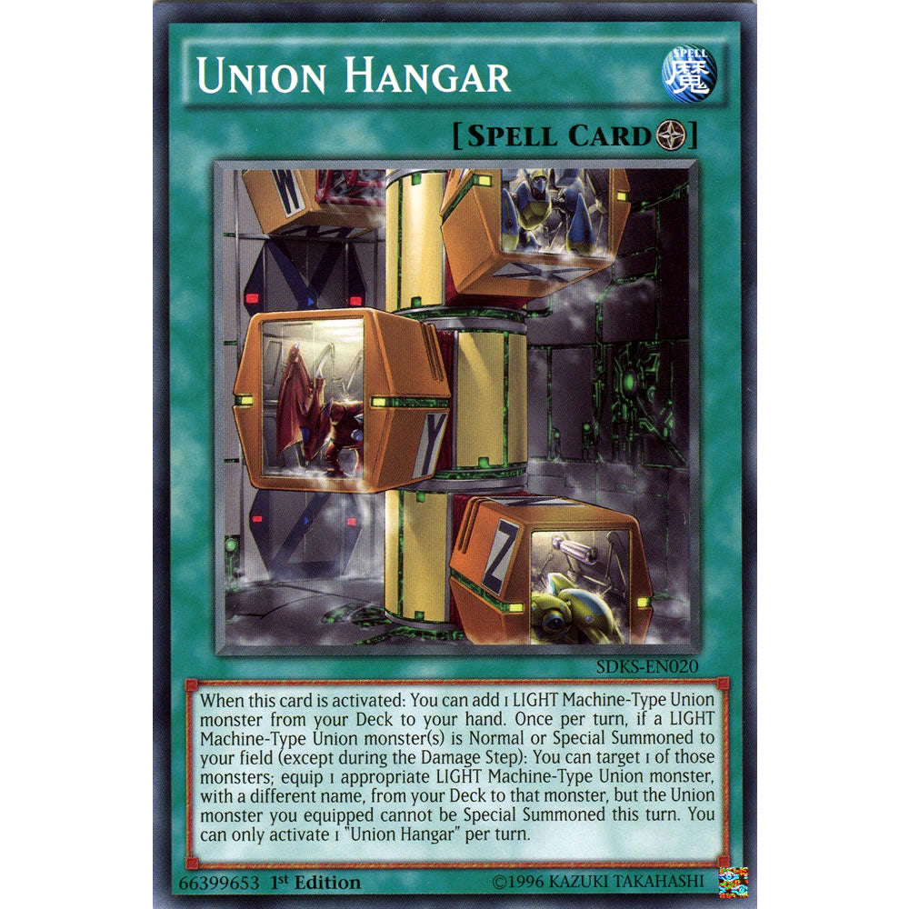 Union Hangar SDKS-EN020 Yu-Gi-Oh! Card from the Seto Kaiba Set
