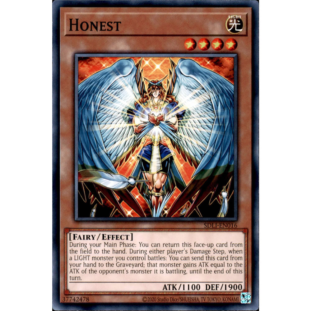 honest card yugioh Honest SDLI-EN016 Yu-Gi-Oh! Card