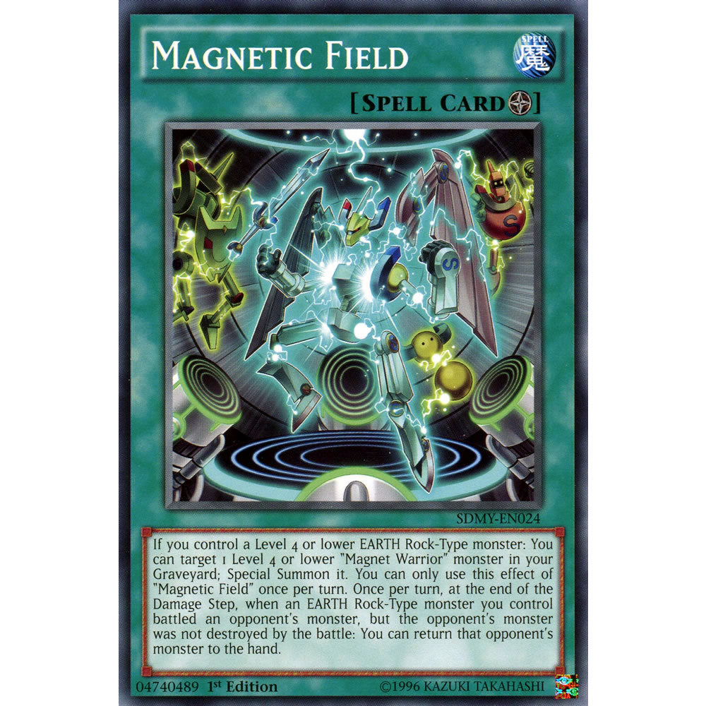 Magnetic Field SDMY-EN024 Yu-Gi-Oh! Card from the Yugi Muto Set