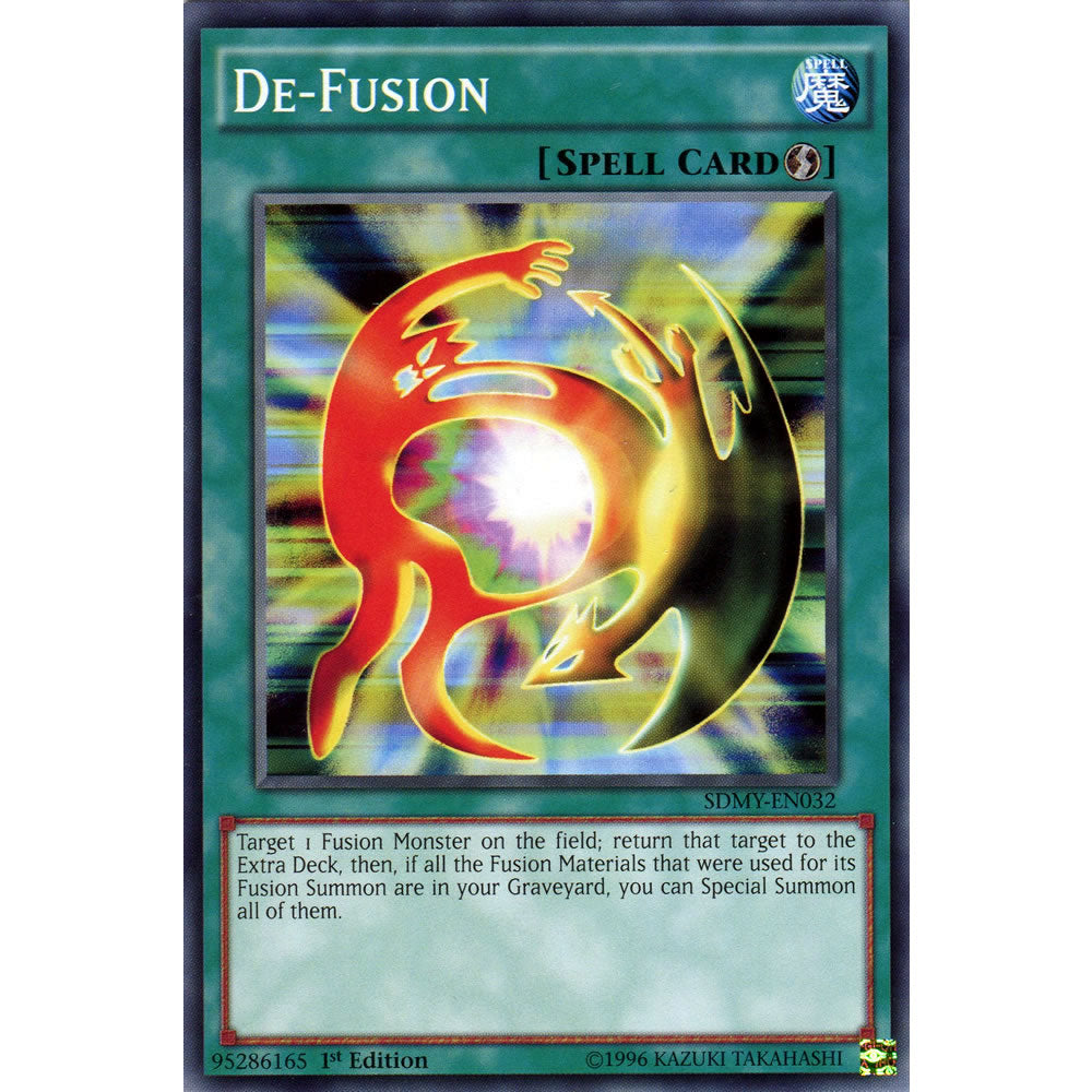 De-Fusion SDMY-EN032 Yu-Gi-Oh! Card from the Yugi Muto Set