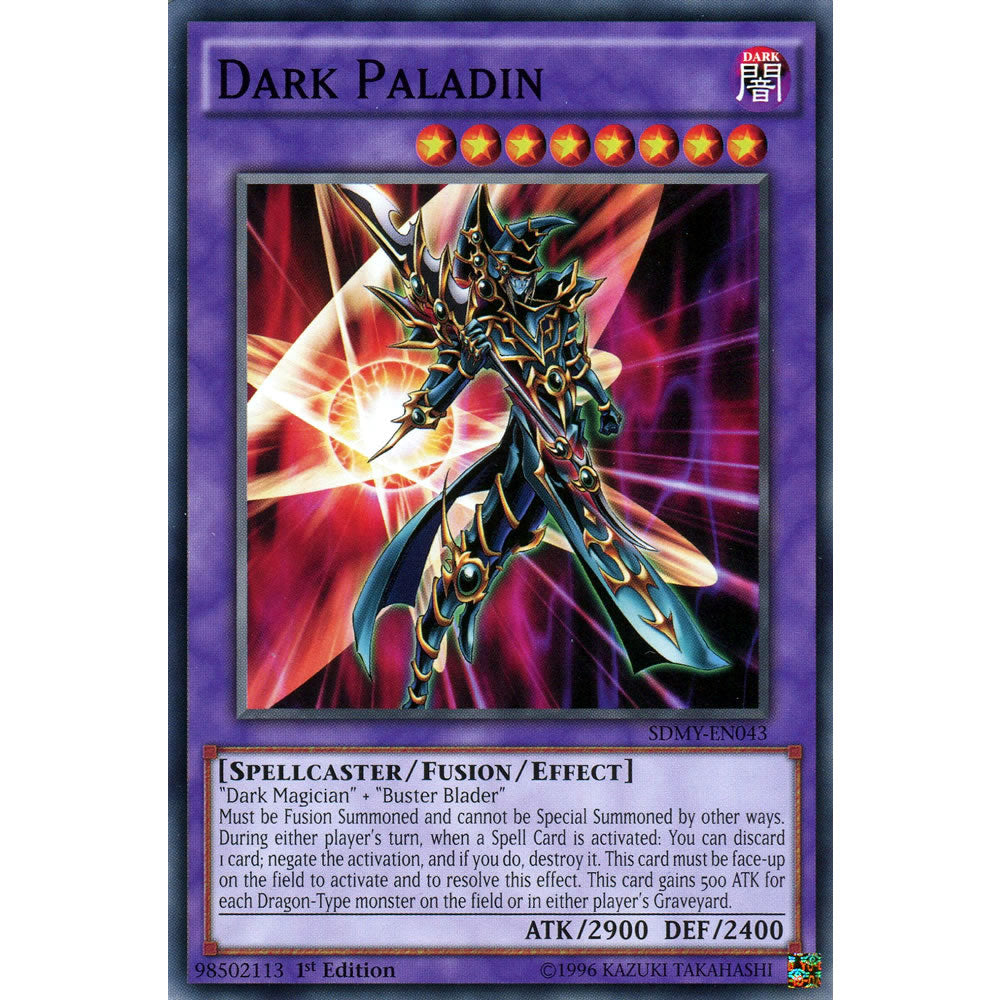 Dark Paladin SDMY-EN043 Yu-Gi-Oh! Card from the Yugi Muto Set