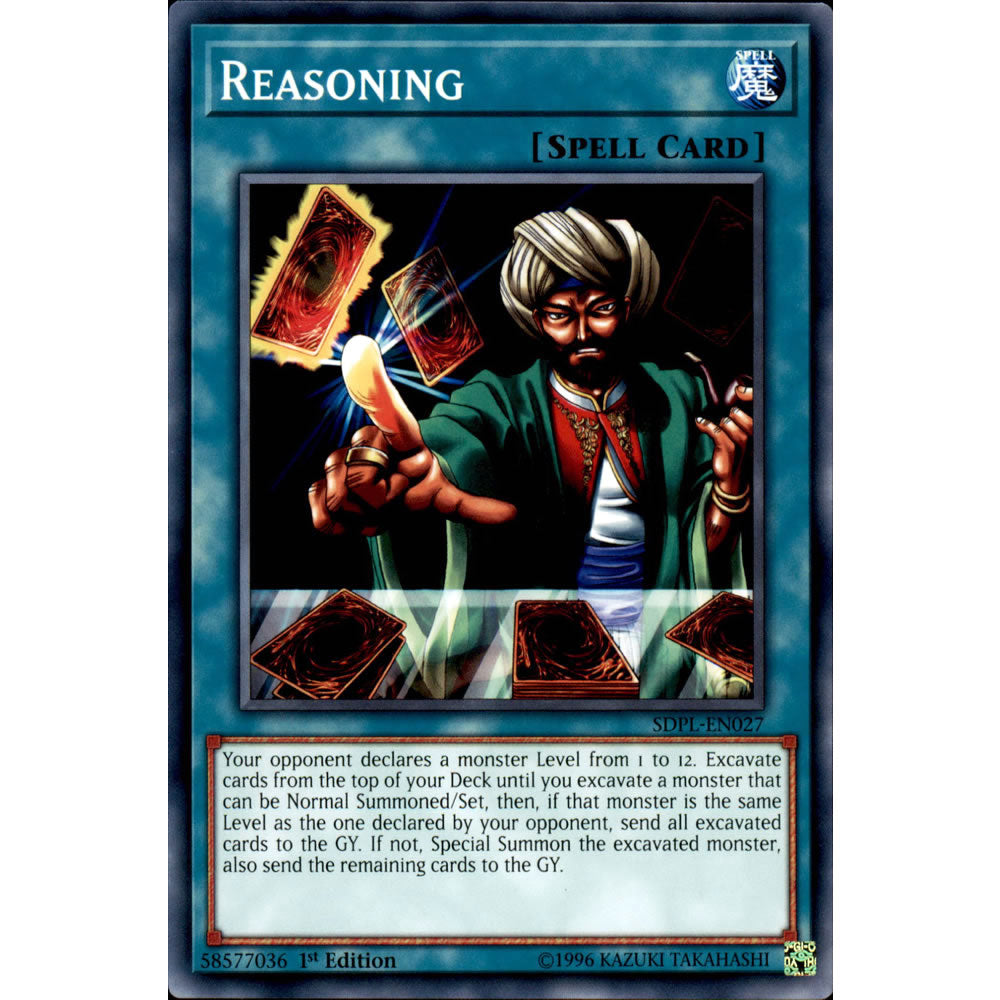Reasoning SDPL-EN027 Yu-Gi-Oh! Card from the Powercode Link Set