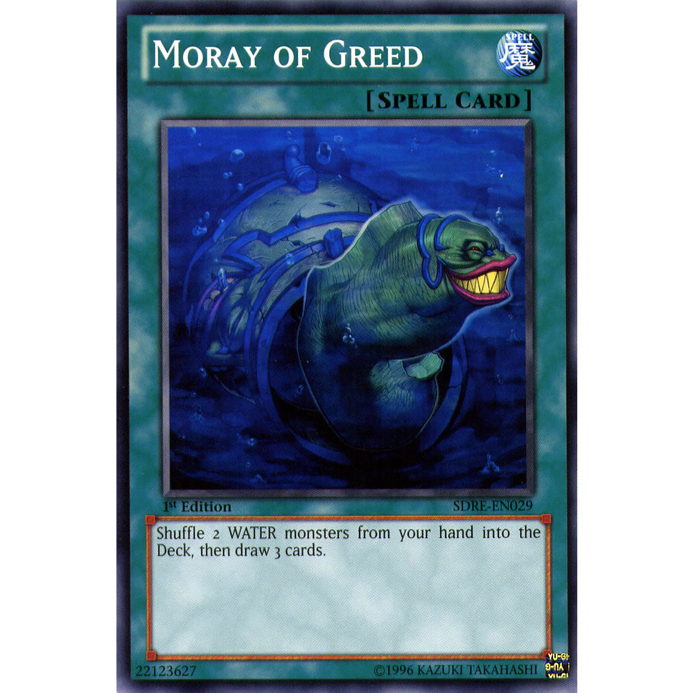 Moray of Greed SDRE-EN029 Yu-Gi-Oh! Card from the Realm of the Sea Emperor Set