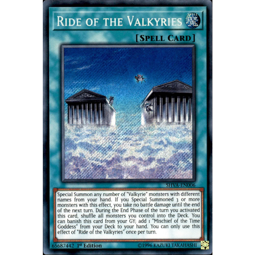 Ride of the Valkyries SHVA-EN006 Yu-Gi-Oh! Card from the Shadows in Valhalla Set