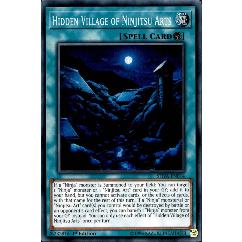 Hidden Village of Ninjitsu Arts SHVA-EN014 Yu-Gi-Oh! Card from the Shadows in Valhalla Set