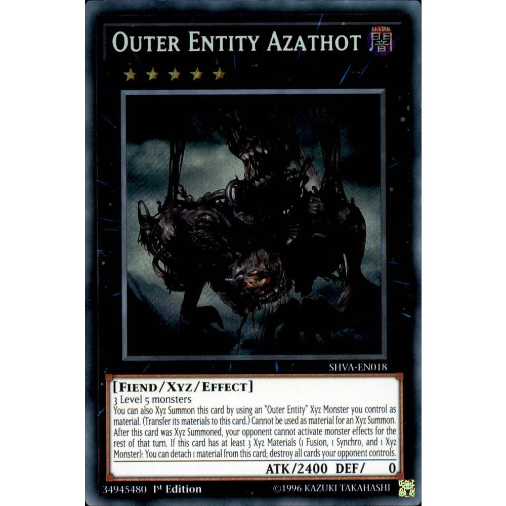 Outer Entity Azathot SHVA-EN018 Yu-Gi-Oh! Card from the Shadows in Valhalla Set