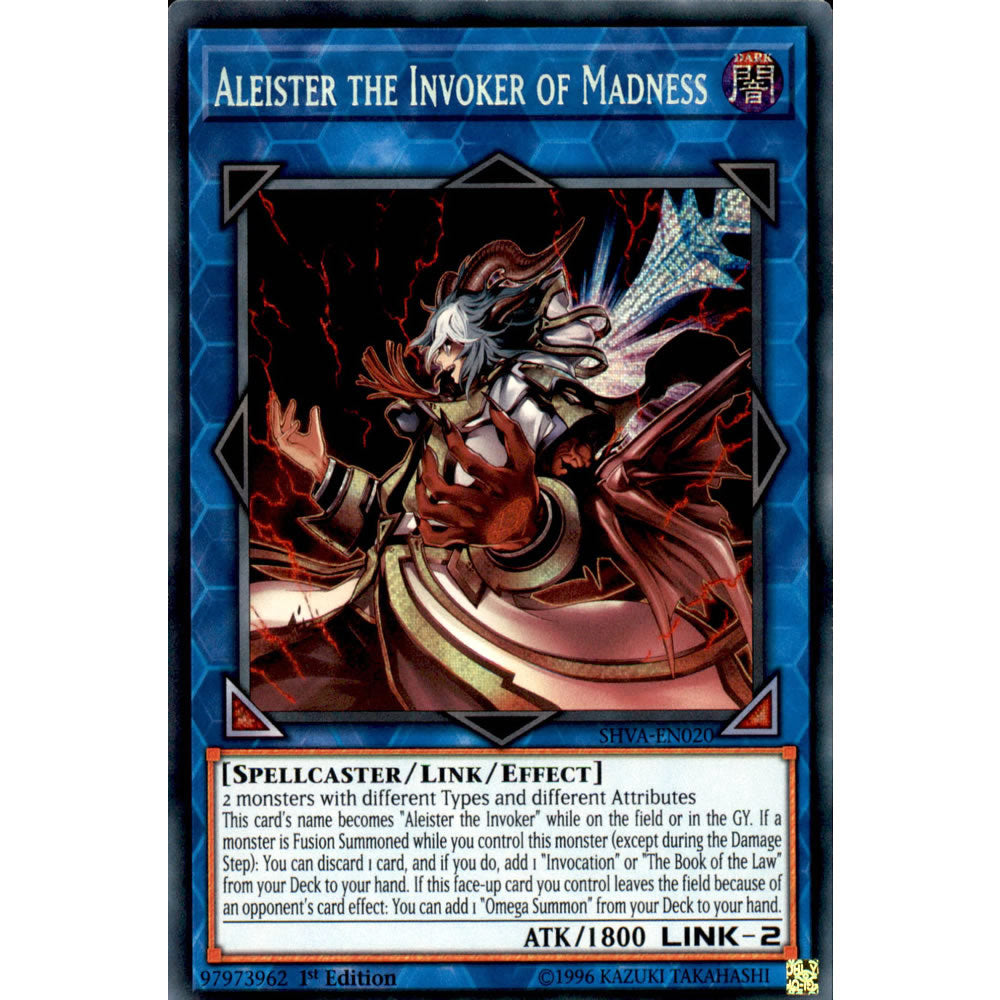 Aleister the Invoker of Madness SHVA-EN020 Yu-Gi-Oh! Card from the Shadows in Valhalla Set