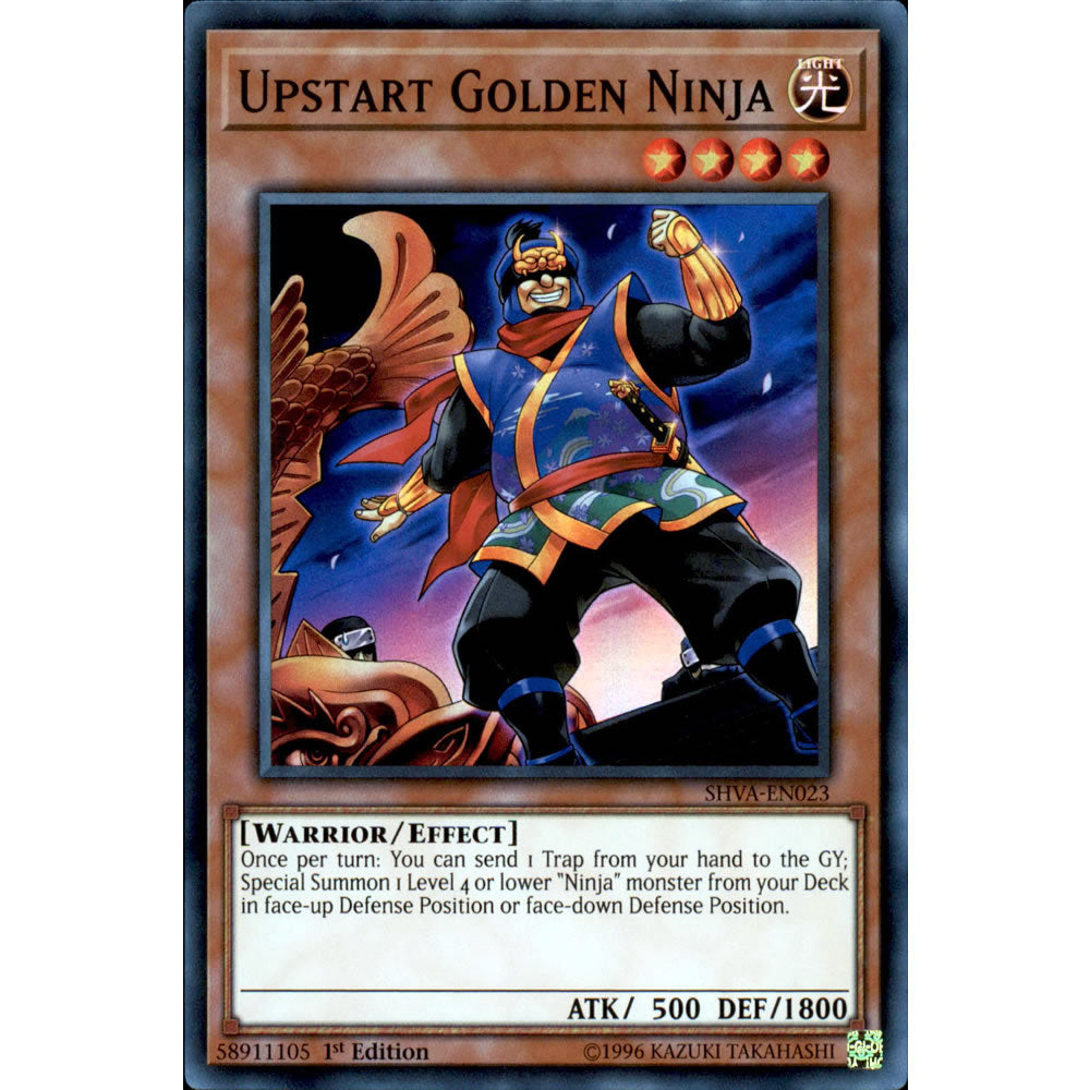 Upstart Golden Ninja SHVA-EN023 Yu-Gi-Oh! Card from the Shadows in Valhalla Set