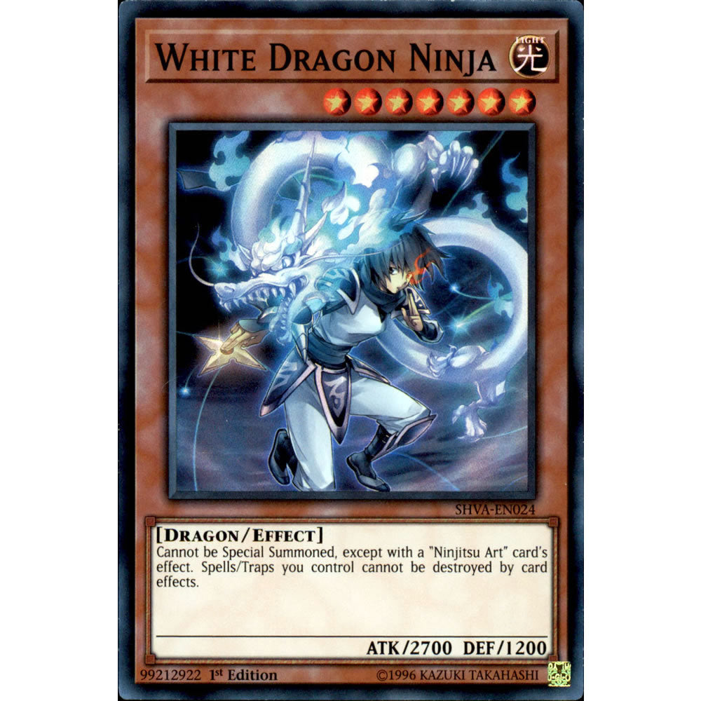 White Dragon Ninja SHVA-EN024 Yu-Gi-Oh! Card from the Shadows in Valhalla Set