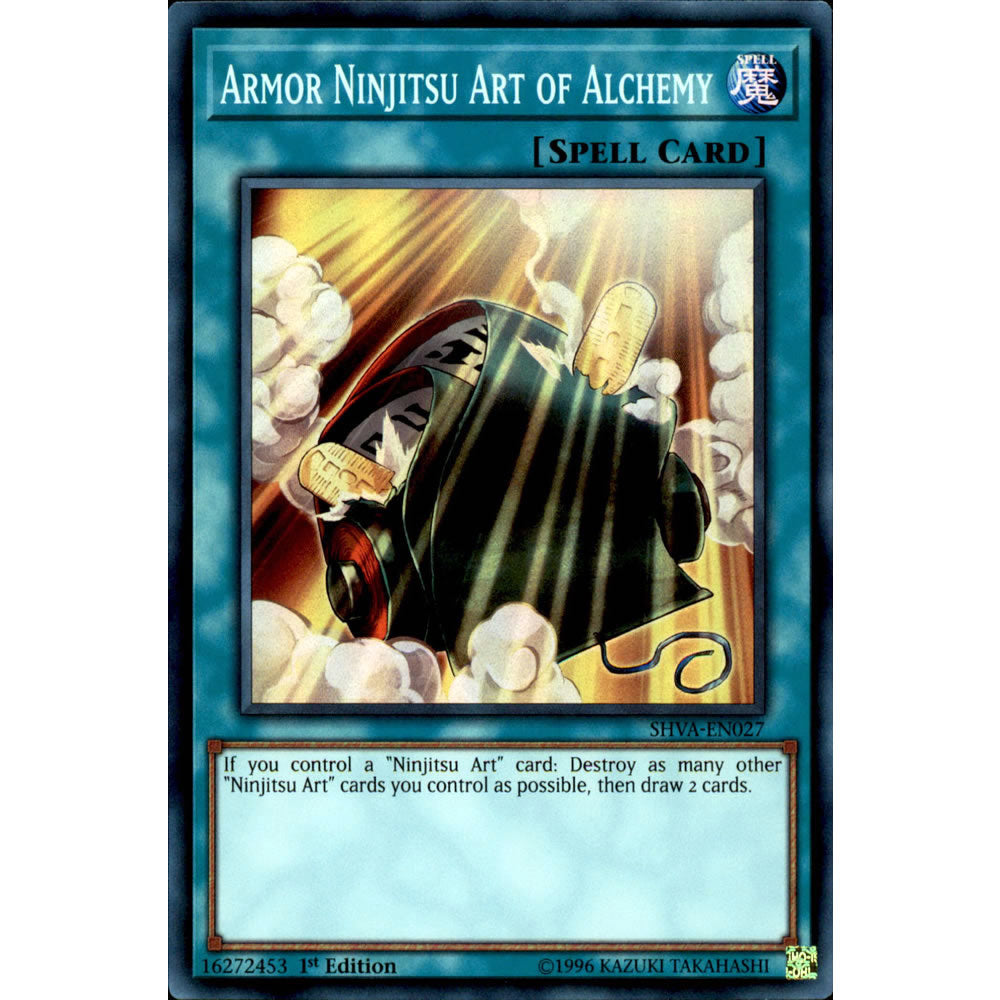 Armor Ninjitsu Art of Alchemy SHVA-EN027 Yu-Gi-Oh! Card from the Shadows in Valhalla Set