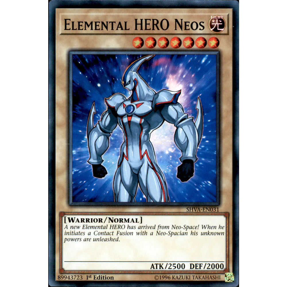 Elemental HERO Neos SHVA-EN031 Yu-Gi-Oh! Card from the Shadows in Valhalla Set