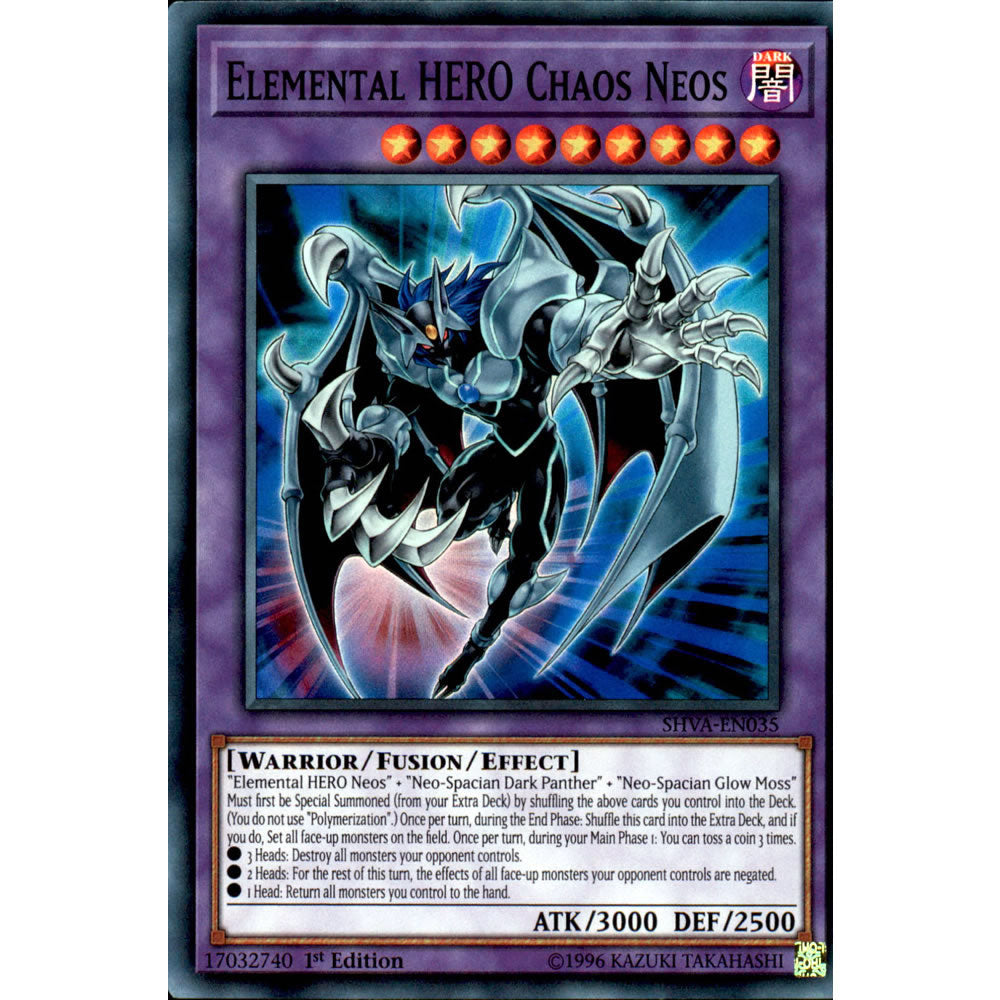 Elemental HERO Chaos Neos SHVA-EN035 Yu-Gi-Oh! Card from the Shadows in Valhalla Set