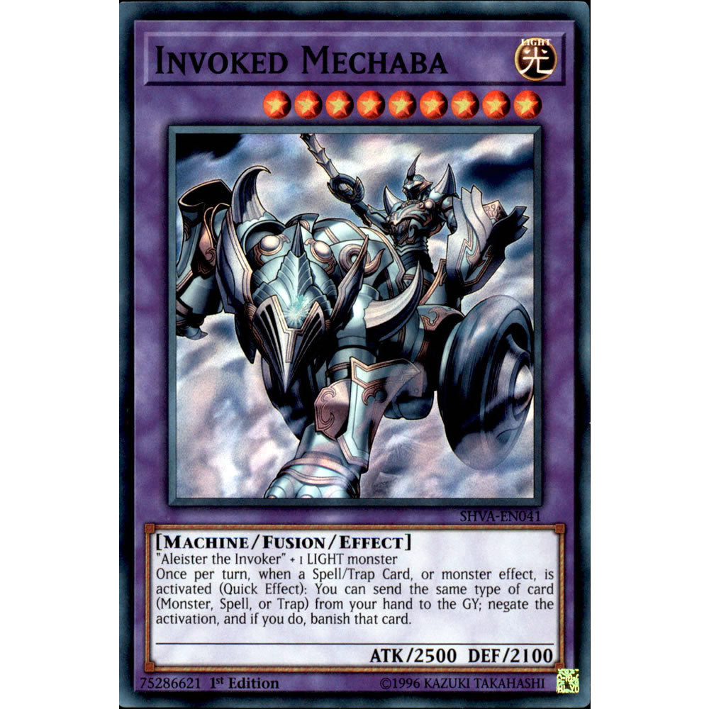 Invoked Mechaba SHVA-EN041 Yu-Gi-Oh! Card from the Shadows in Valhalla Set