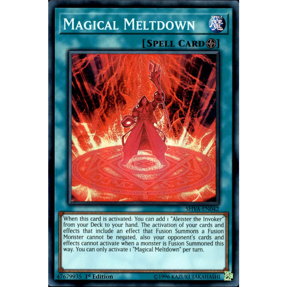 Magical Meltdown SHVA-EN042 Yu-Gi-Oh! Card from the Shadows in Valhalla Set