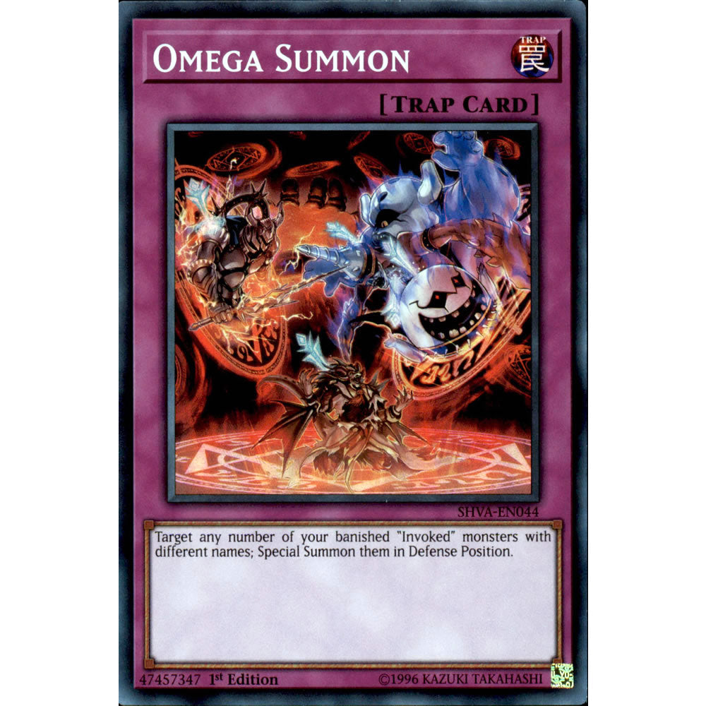 Omega Summon SHVA-EN044 Yu-Gi-Oh! Card from the Shadows in Valhalla Set