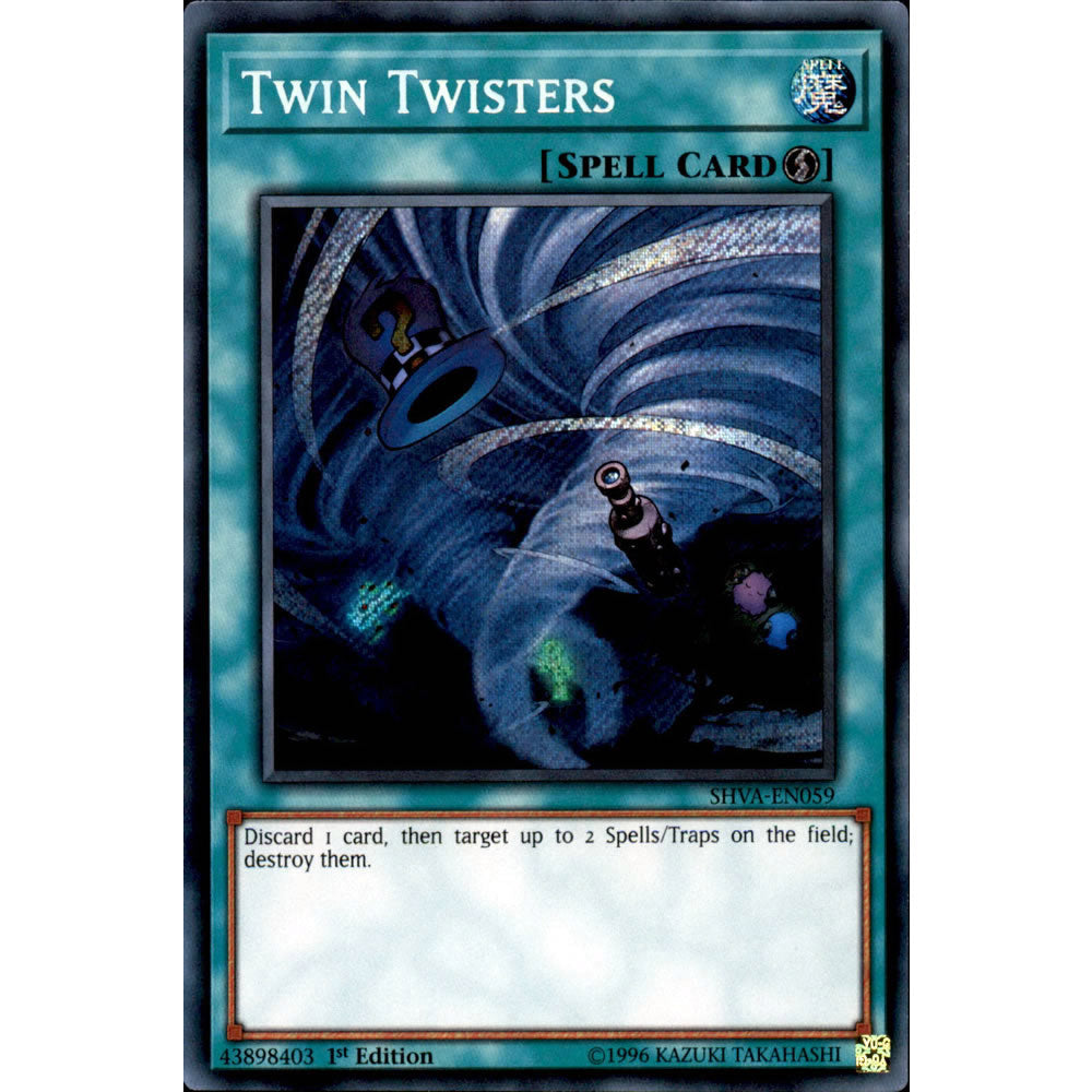 Twin Twisters SHVA-EN059 Yu-Gi-Oh! Card from the Shadows in Valhalla Set
