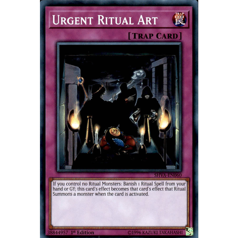 Urgent Ritual Art SHVA-EN060 Yu-Gi-Oh! Card from the Shadows in Valhalla Set