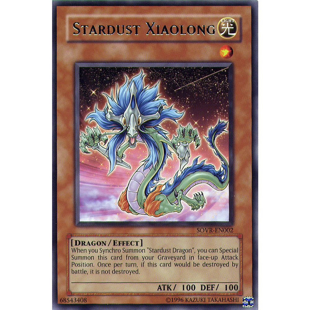 Stardust Xialong SOVR-EN002 Yu-Gi-Oh! Card from the Stardust Overdrive Set