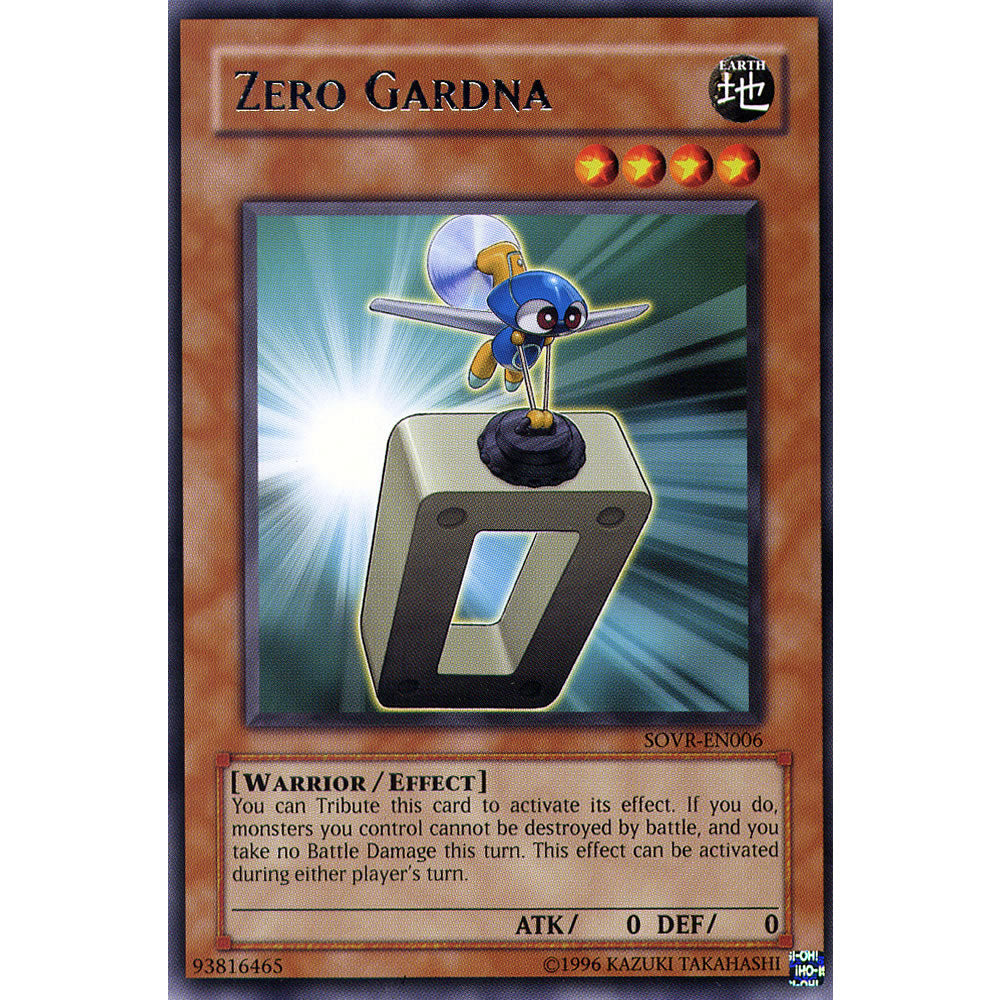 Zero Gardna SOVR-EN006 Yu-Gi-Oh! Card from the Stardust Overdrive Set