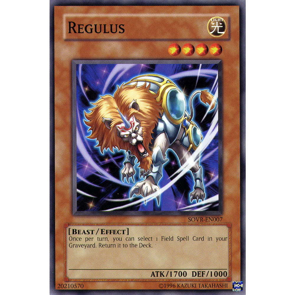 Regulus SOVR-EN007 Yu-Gi-Oh! Card from the Stardust Overdrive Set