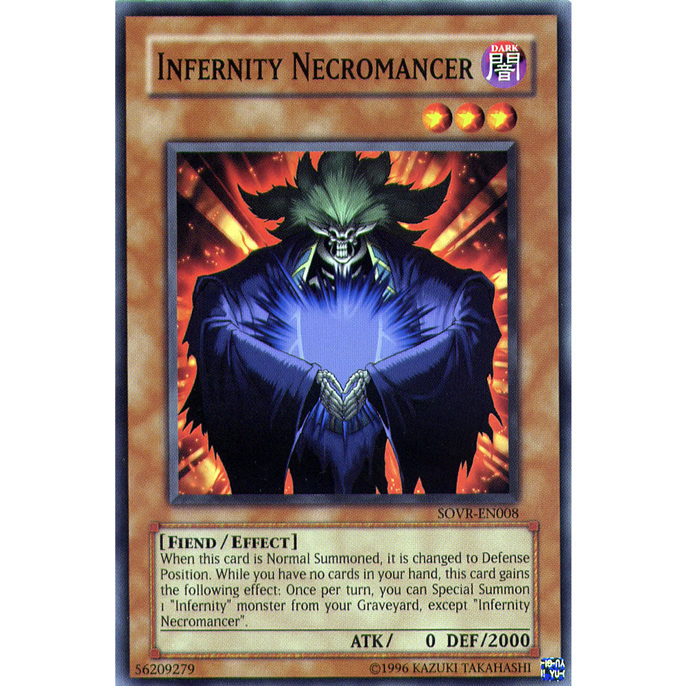 Infernity Necromancer SOVR-EN008 Yu-Gi-Oh! Card from the Stardust Overdrive Set